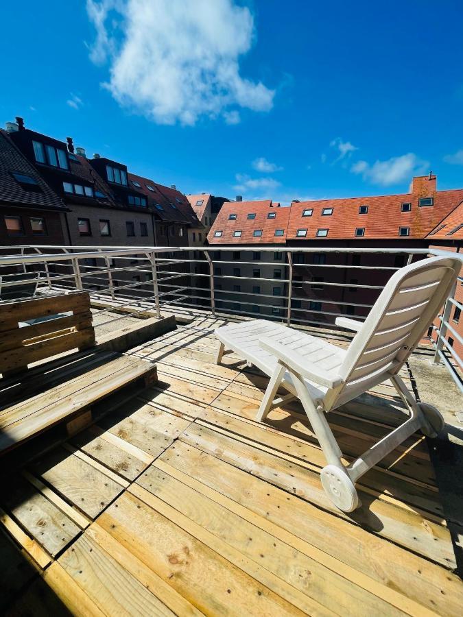 Penthousestudio Met Groot Zonneterras Nieuwpoort Ngoại thất bức ảnh